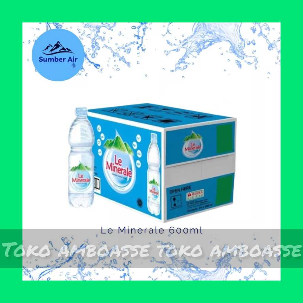 

Air Mineral Le Minerale 600ml (1 Dus/Karton)