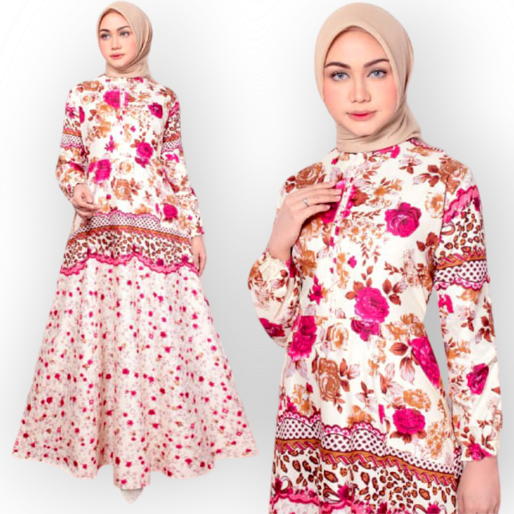 ABA agen baju official  GAMIS JAMILLAH ( DAPAT BAJU AJA ) - homey dress - gamis - gamis wanita - gamis katun apel - gamis muslim - dress - dress wanita - dress menyusui - gamis menyusui - gamis syari-1