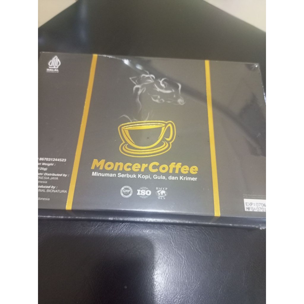 

COD Kopi Mo0ncerrr Original 8 Sachet Stamina Pria Halal SUDAH BPOM