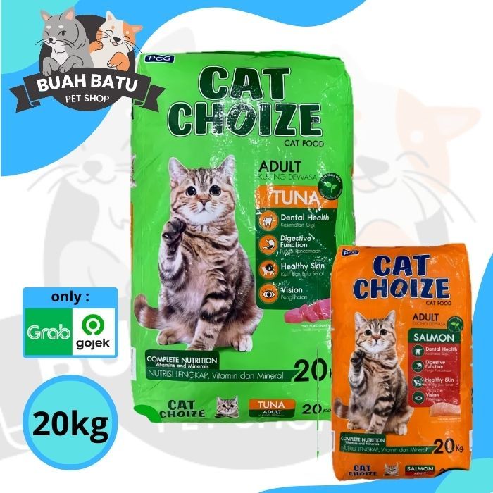 CAT CHOIZE TUNA & SALMON ADULT 20KG KHUSUS GOJEK / GRAB