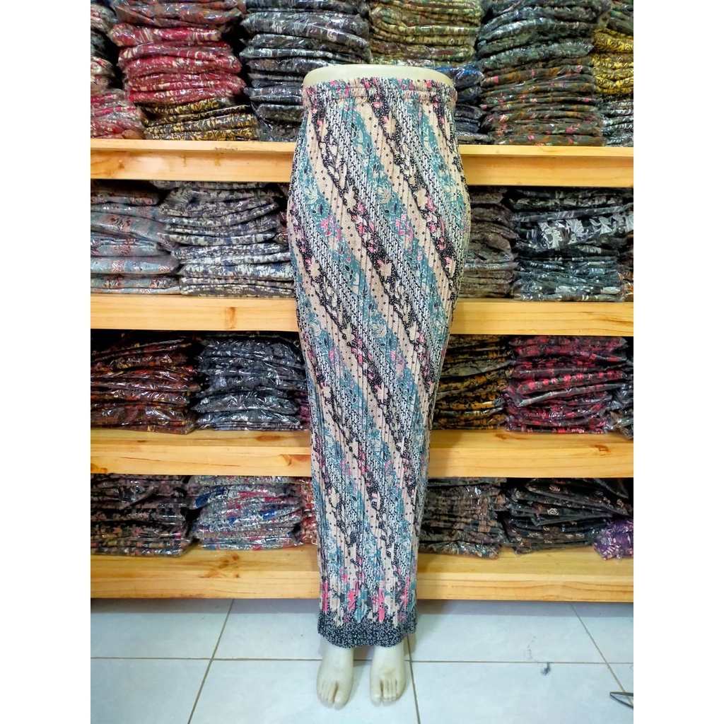 PROMO Rok Plisket Batik / Rok Plisket Batik Jumbo Bawahan Kebaya modern Rok Batik Kualitas Premium T