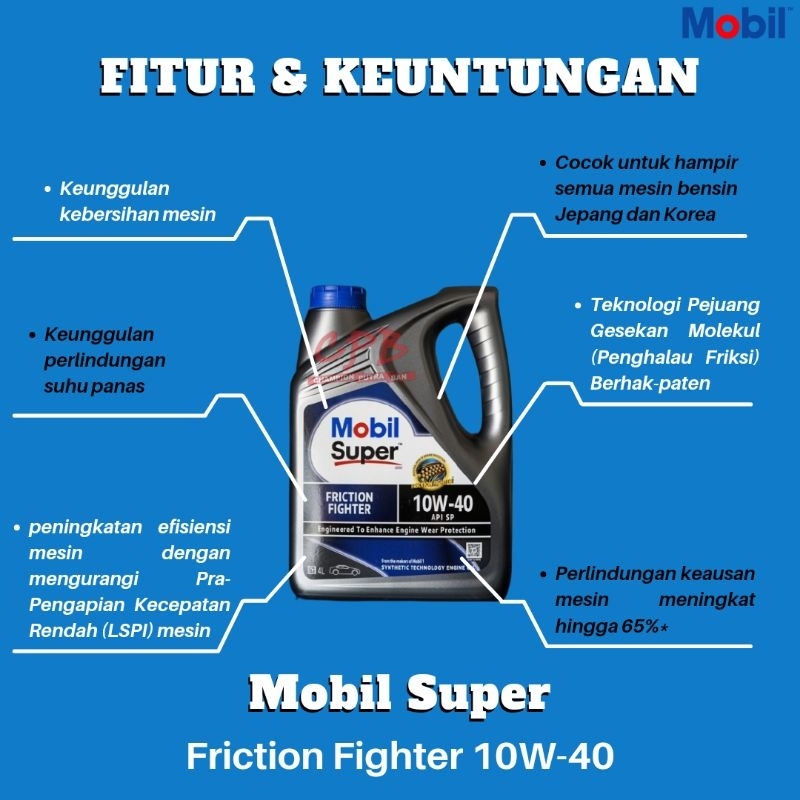 OLI MOBIL SUPER 2000 10W-40 4LT