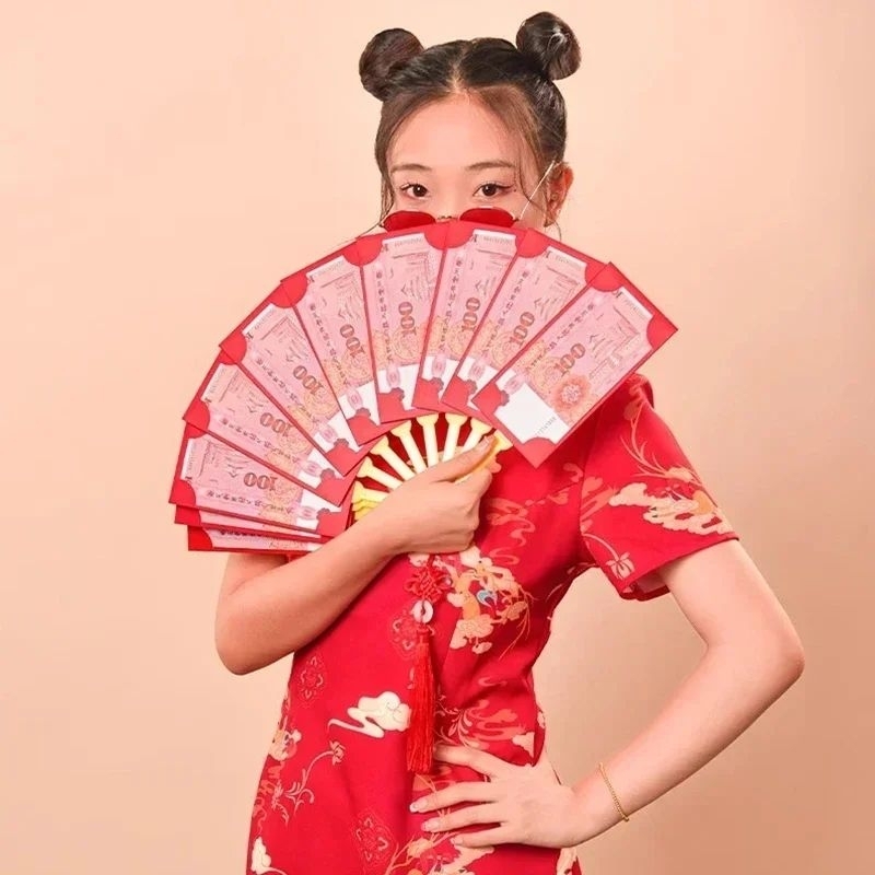 

ANGPAO AMPLOP MERAH HUNGPAO IMLEK 2024 MODEL TERBARU KIPAS UNIK TAHUN NAGA KAYU ISI 10 SLOT PREMIUM MEWAH CANTIK CNY