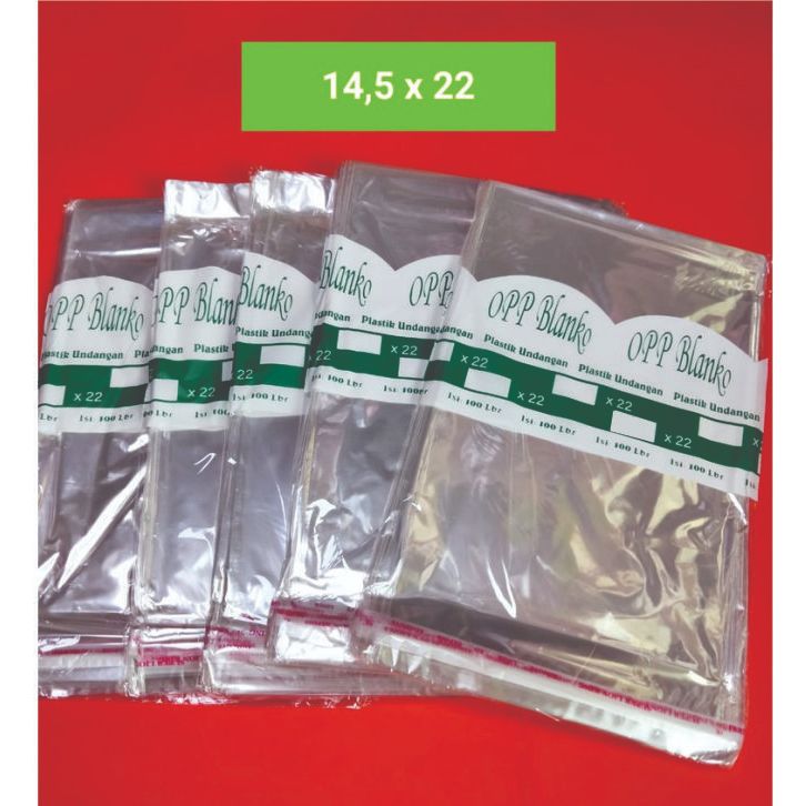 

Plastik Opp Undangan Lem Seal Tebal