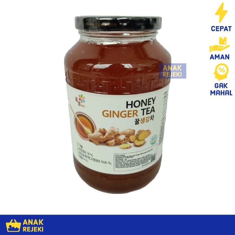 

Kkoh Shaem Honey Ginger Tea 1kg - Teh Madu Jahe Korea Konsentrat Drink