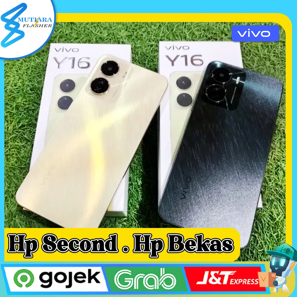 Vivo Y16 Ram 3/32GB | Ram 3/64GB | Ram 4/32GB | Ram 4/64GB | Ram 4/128GB Second Original