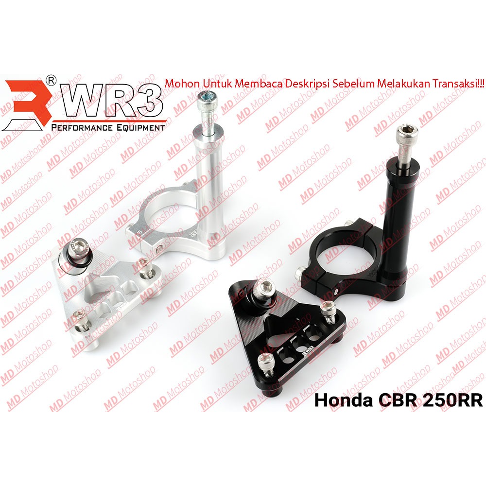 Breket Stabilizer Steering Damper WR3 CBR 250RR CBR 250 RR