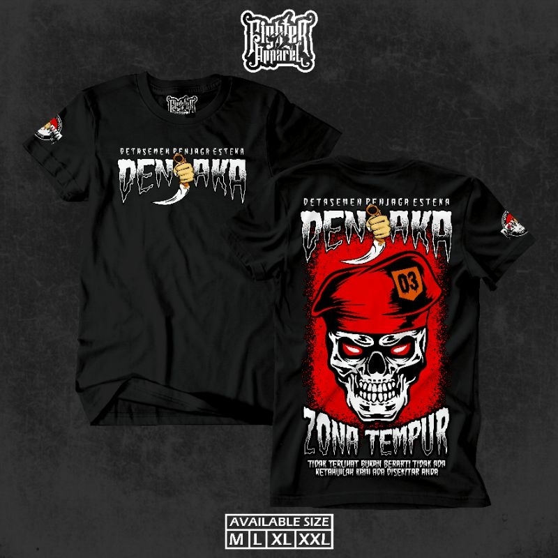 Kaos Pencak Silat PSHW-TM DENJAKA premium sablon full punggung A2 by Fighter Apparel