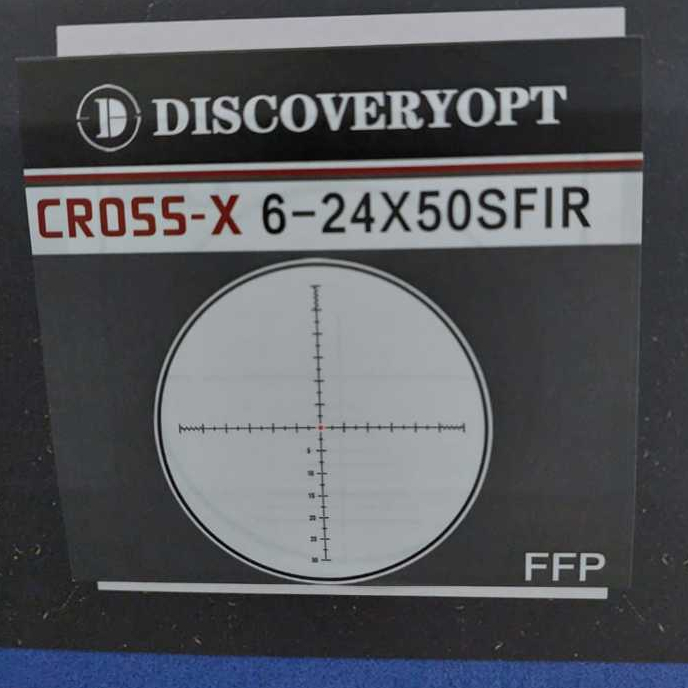 Teleskop Discovery Cross-x 6-24x50 ffp sfir Zero stop