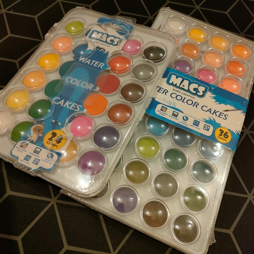 

MACS WATER COLOR CAKES / CAT AIR