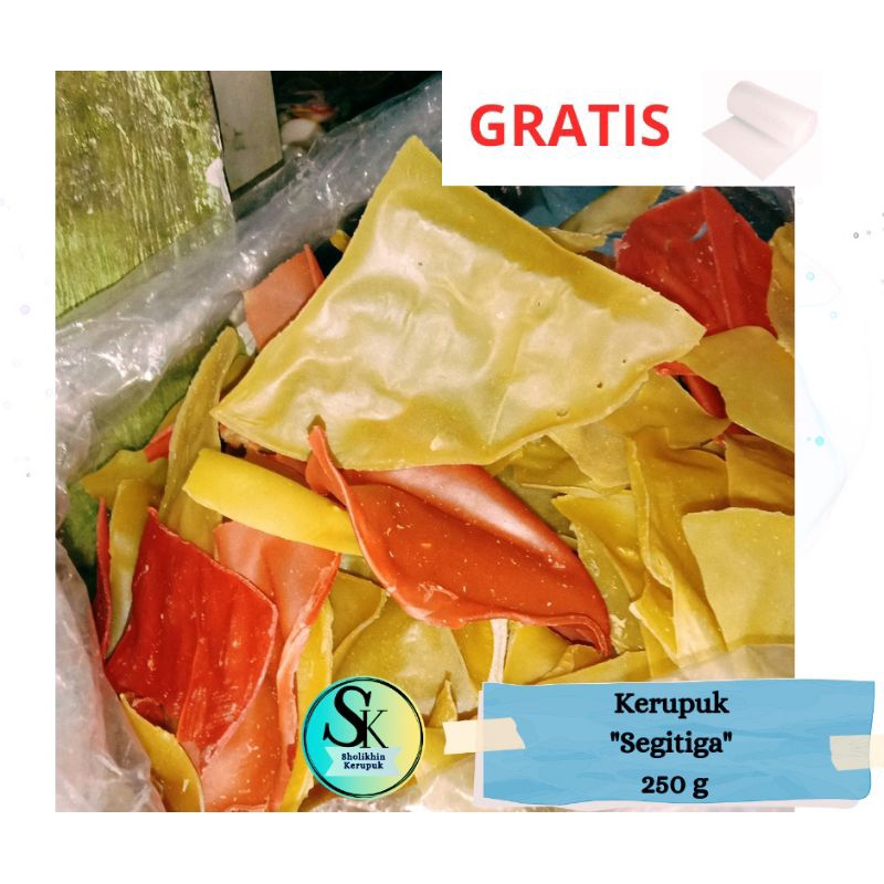 

Kerupuk Segitiga Besar 250 gram / Kerupuk Petis / Kerupuk Puli Segitiga / Kerupuk Semanggi / Kerupuk Cingur / Kerupuk Puli Enak / Kerupuk Pecel / Rujak Petis