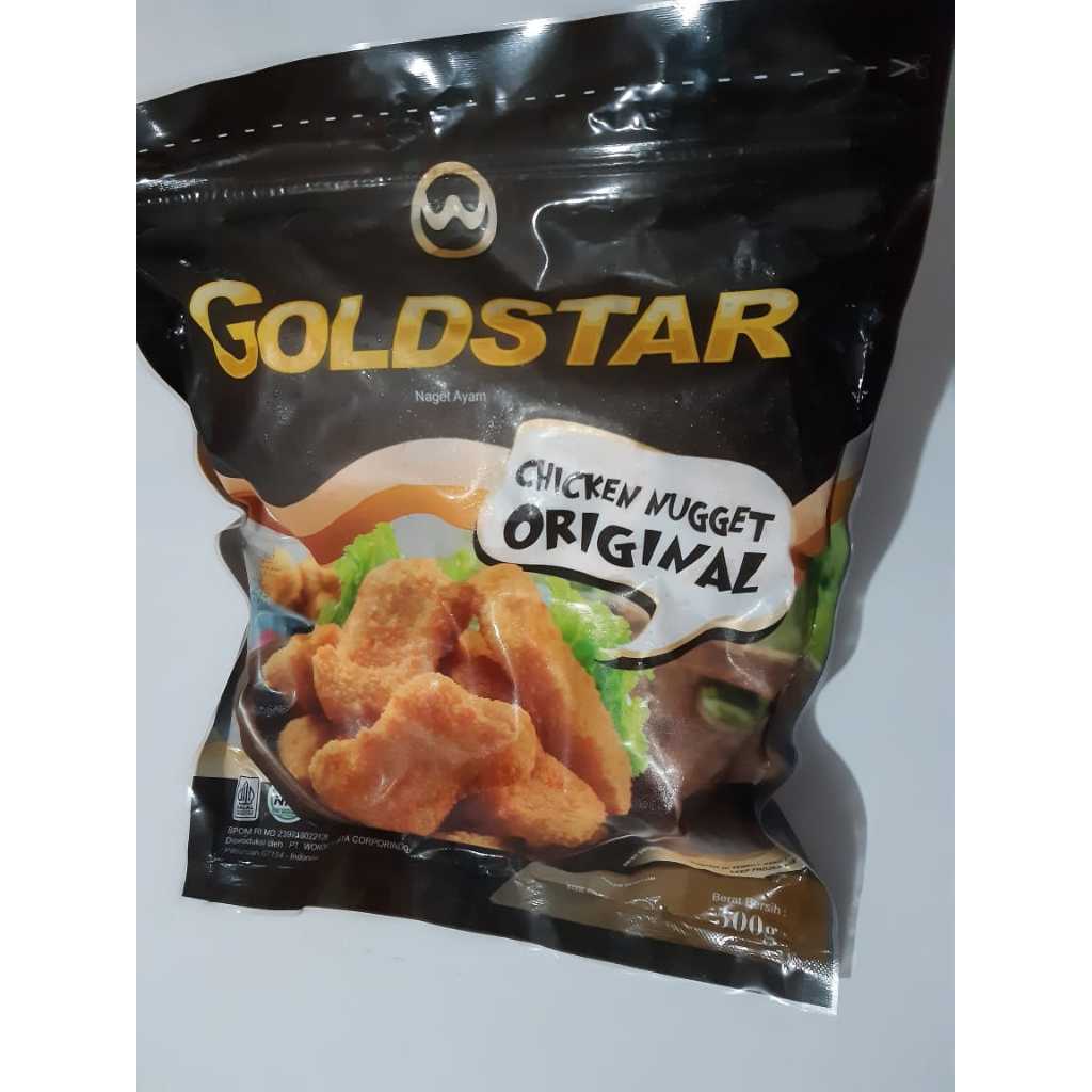 

Nugget Goldstar 500g Original/ Naget Ayam/ Naget Goldstar/ Nugget Ayam/ Nugget Frozen