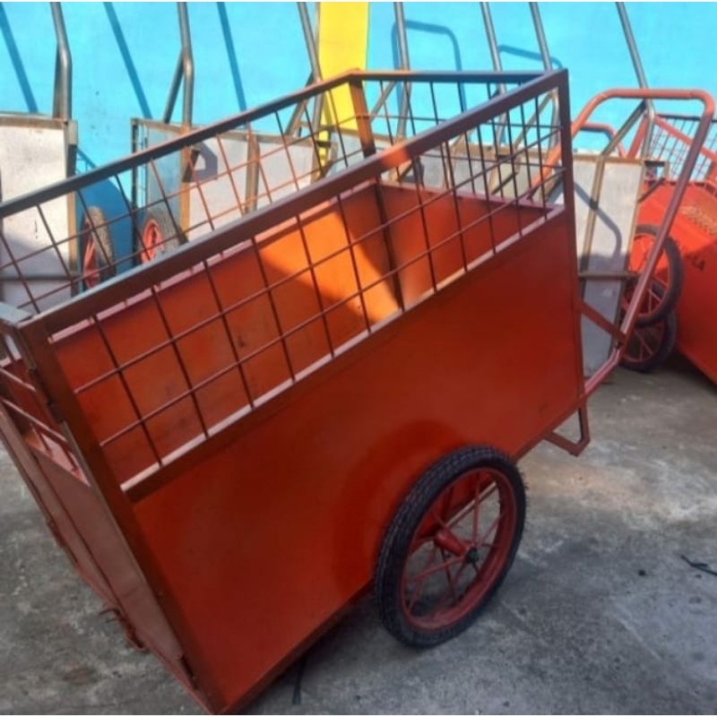 gerobak sampah dorong
