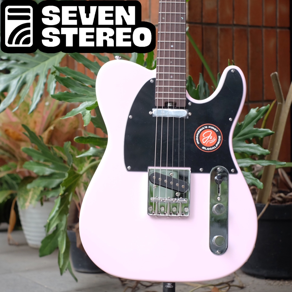 JS Guitars Munsell Series Telecaster Rosewood FB Satin Powder Pink