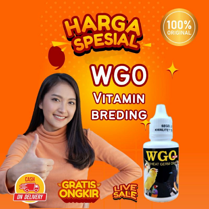 WGO VITAMIN BURUNG MURAI KENARI TERNAK VITAMIN BREEDING VITAMIN TERNAK
