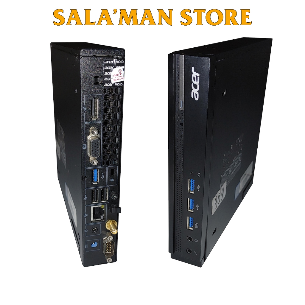ACER VERITON MINI PC I3 GEN6 RAM 8GB SSD 128GB + 500GB