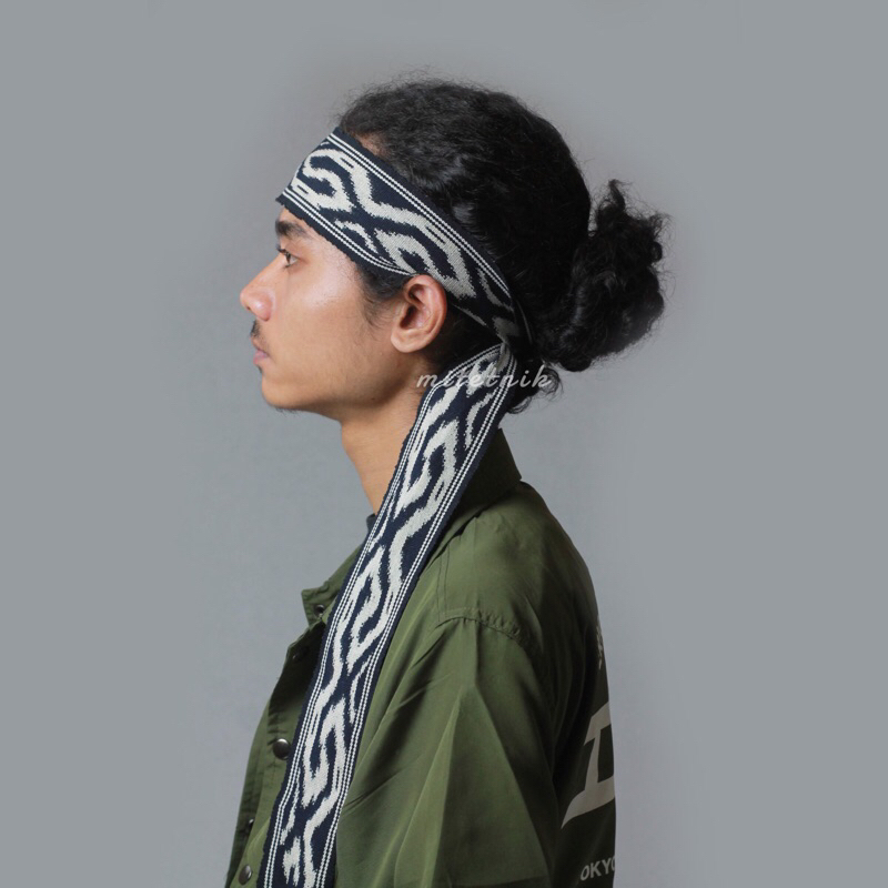 Ikat Kepala Tenun Etnik Toraja black