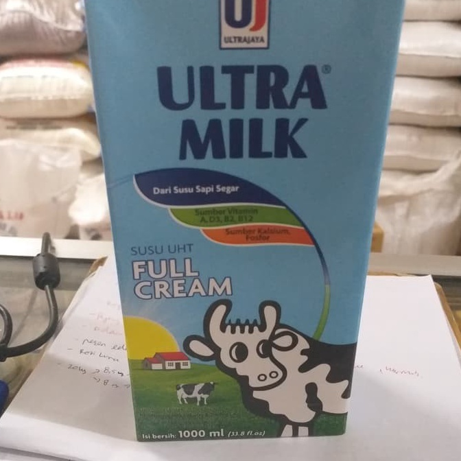

SUPER DISKON susu uht ultramilk 1lt full cream