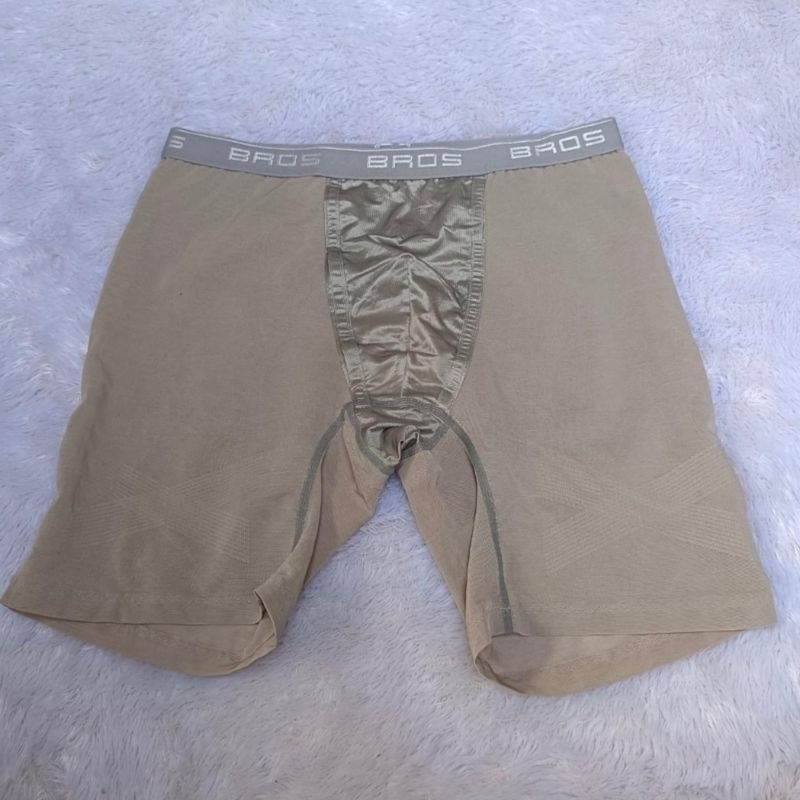 Short Tight Celana Strit Ketat Pria Bros Cream