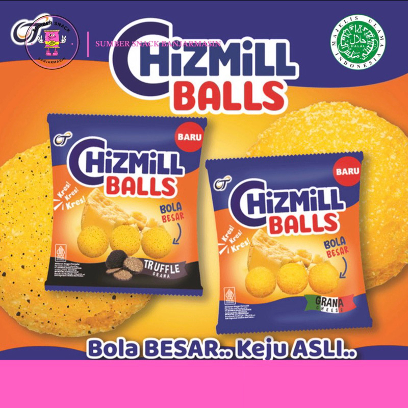 

Chizmiz Balls (2 Varian Rasa) (55g)