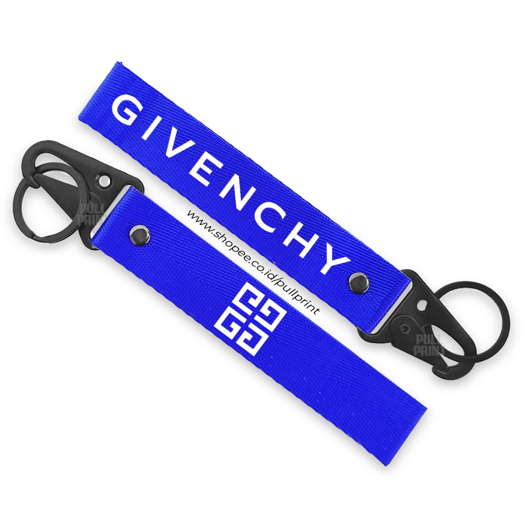 Webbing Keychain Gantungan kunci unik dan multifungsi bahan nylon premium motif Gvncy banyak pilihan