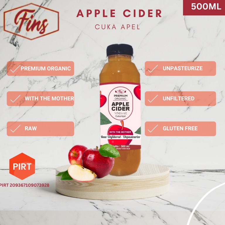 

DISKON Cuka Apel 5ml Apple Cider Vinegar Premium Cuka Apel Organik With The Mother Untuk Diet