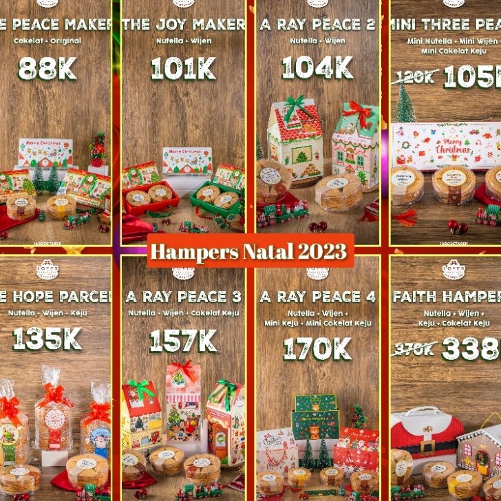 

Terlaris Loves Semprong Hampers Natal 223 mulai dari 68338k