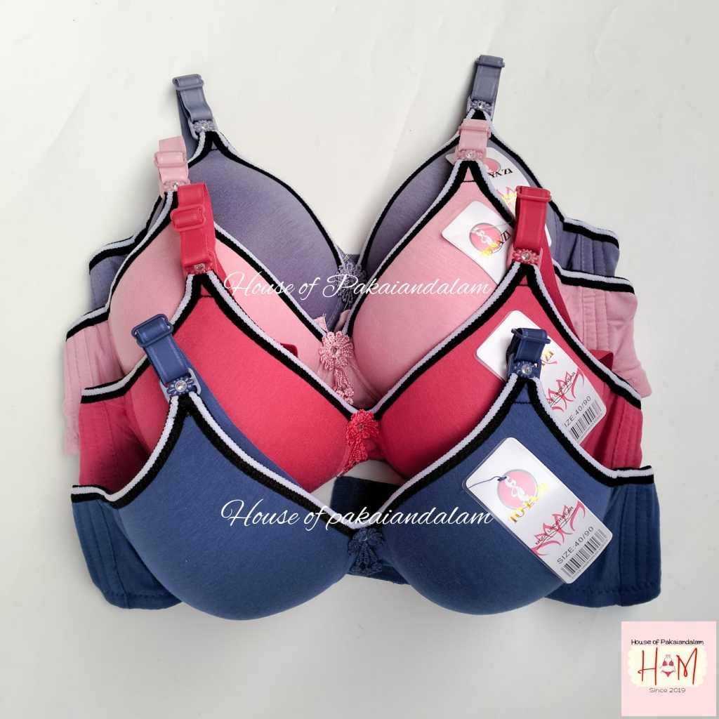 Bh Bra Toyazi Tanpa Kawat Cup A-B Size 36-42