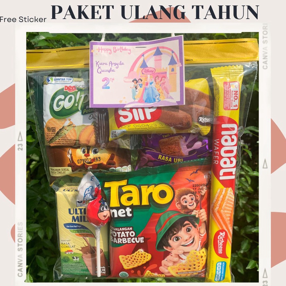 

VIRAL Paket Ulang TahunBingkisan Ulang Tahun AnakSnack Ultah anakHampers Ultah Anak