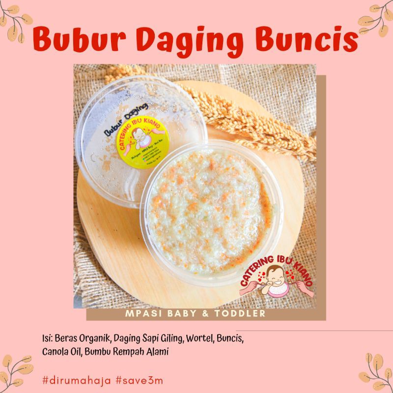Bubur Daging MPASI Bayi Bekasi Frozen
