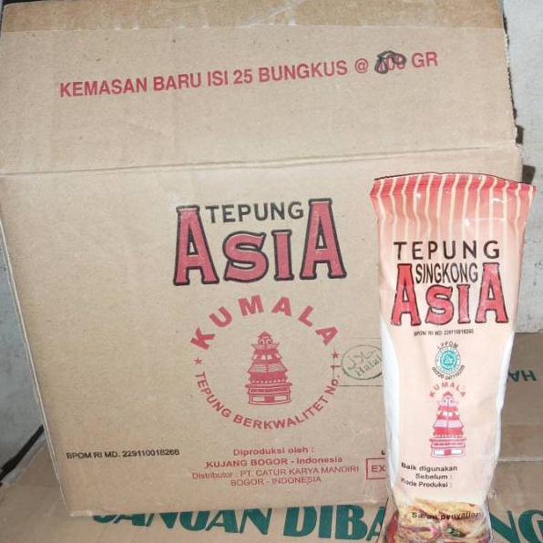

Big Sale Tepung Asia Kumala Dus Tepung Asia Karton 25bks x 8g Tepung Asia Dus Ready
