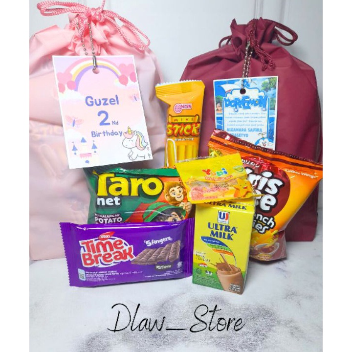

DiSkon Snack Ulang Tahun Anak Murah Hampers Ulang Tahun Kemasan Pouch
