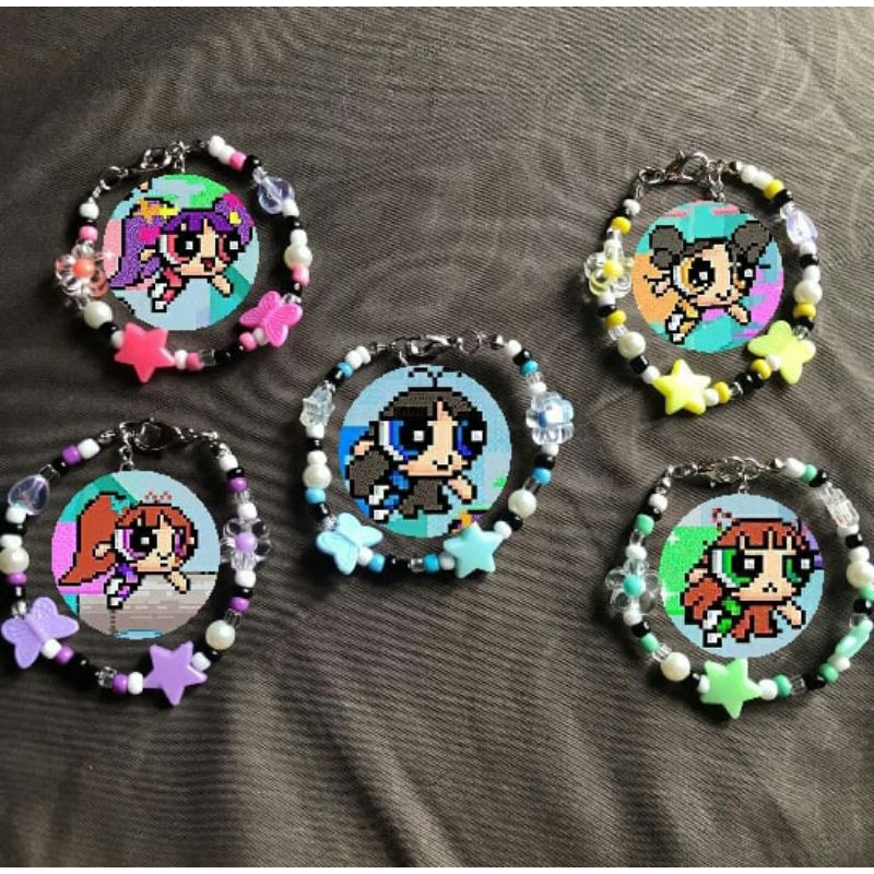 Powerpuff girls | new jeans | gelang manik | gelang