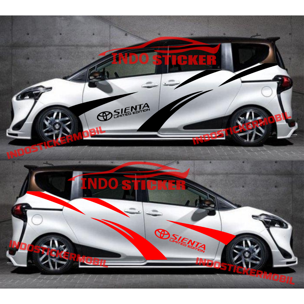 Striping sticker mobil sienta sticker body mobil toyota sienta