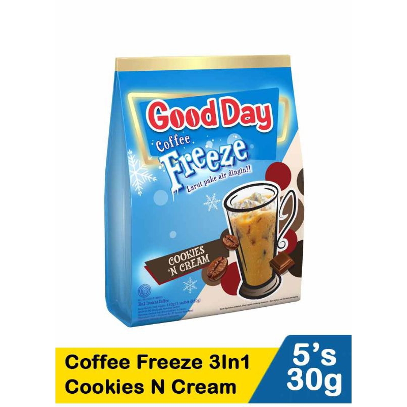 

Good Day Coffee Freeze 3In1 Cookies N Cream 5X30g