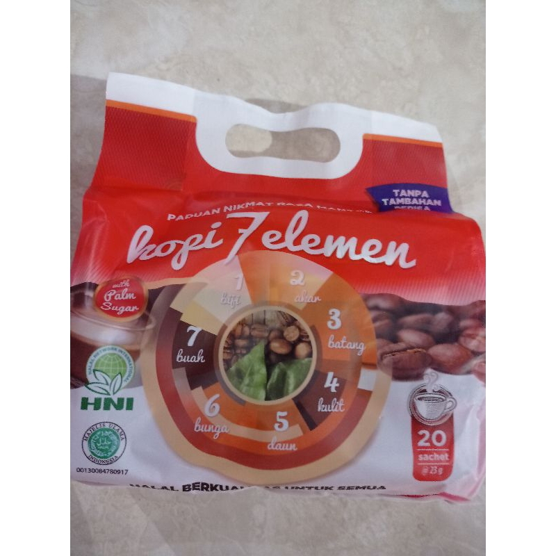 

Kopi 7 Elemen / Kopi Sevel , 1 pak isi @20 saset