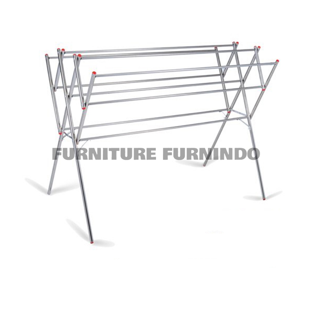 JEMURAN PAKAIAN / JEMURAN BAJU JUMBO BAHAN STAINLESS / ALMUNIUM BINA KARYA