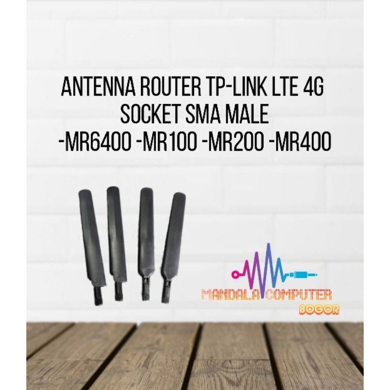 Antenna Router Tp-Link LTE 4G Socket Sma Male L-MR6400 -MR100 -MR200 -MR400