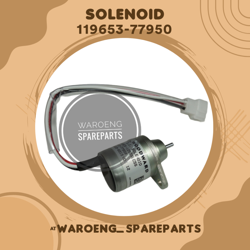 Solenoid Yanmar 119653-77950 / Solenoid Stop 119653-77950