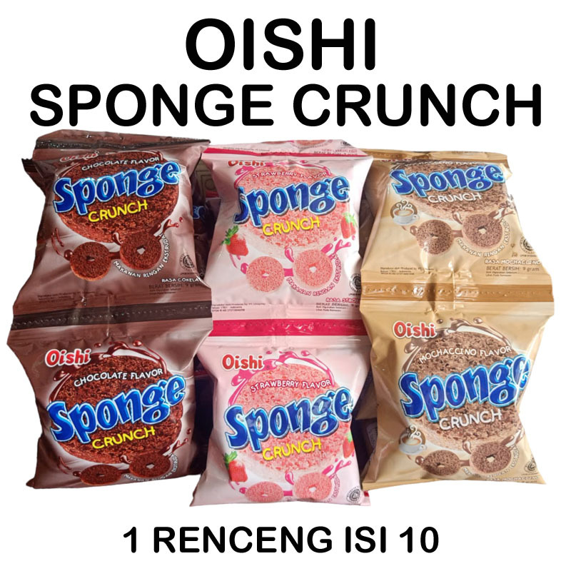 

OISHI SPONGE CRUNCH RENCENG ISI 10