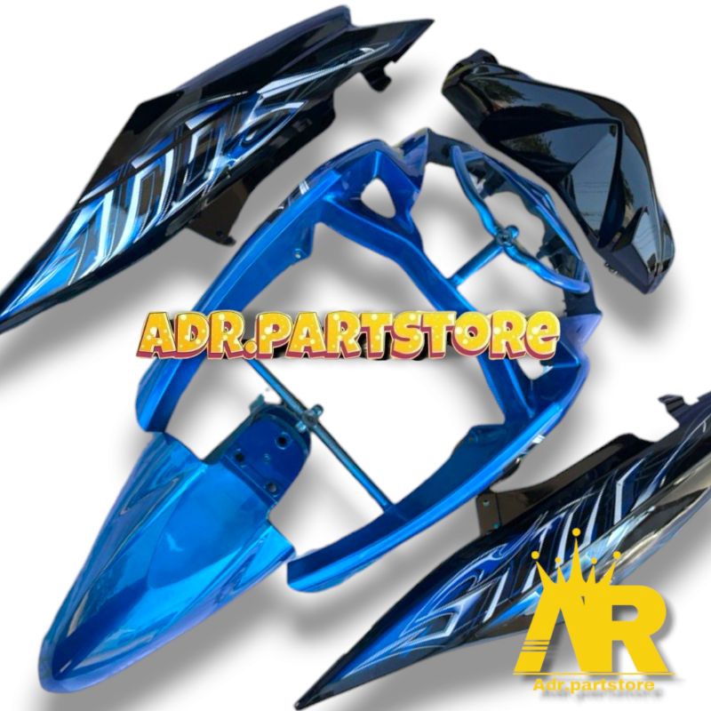 FULL BODY HALUS KASAR YAHA MIO SOUL WARNA BIRU HITAM BONUS STRIPING