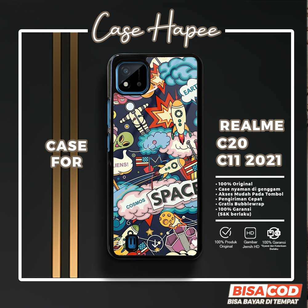 Case Realme C20 C11 2021 Casing Realme C20 C11 2021 [AST2] Casehapee Case Glossy Case Aesthetic Cust
