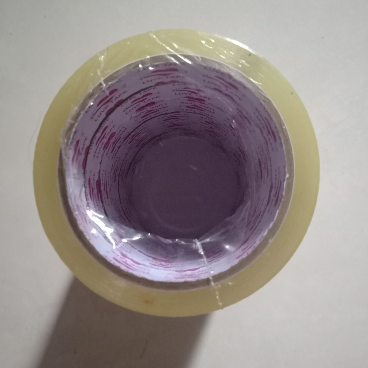 

Selotip /Isolasi Bening 1 Inch OPP Merk Luve Tape,Produk Berkualitas Premium