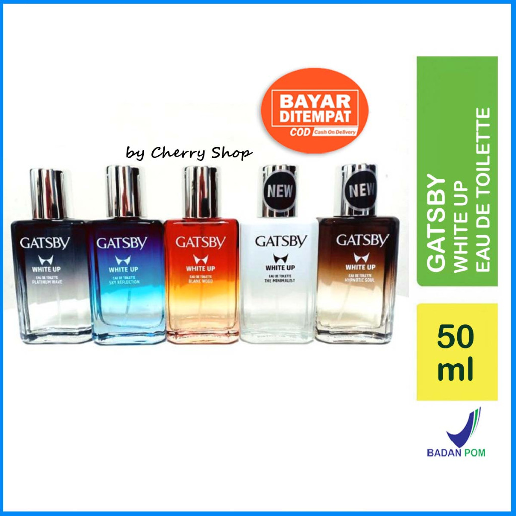 [PARFUM PRIA 50ML | BPOM] Gatsby Parfum EDT White Up 50ml | Blanc Wood | Hypnotic Soul | Platinum Wa