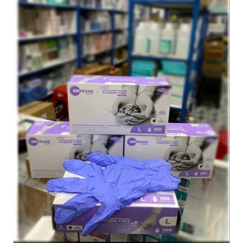 Handscoon Nitrile SRITRANG / Sarung Tangan Nitrile