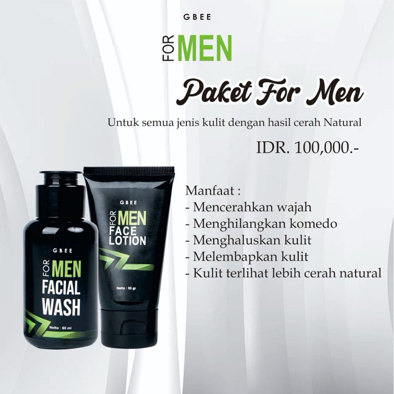 PAKET MAN GBEE GLOW BEAUTY PAKET GBEE GLOW BEAUTY GBEE GLOW BEAUTY GLOW BEAUTY