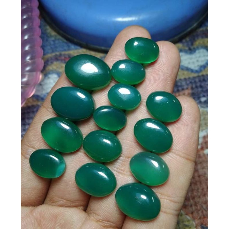 batu permata natural akik Yaman hijau / akhdor . termurah harga grosir..