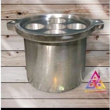 Penggorengan Wajan Sosis Telur Lubang 5 Cetakan sosis Telur//SoStel