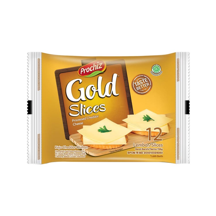

TERBARU Keju Prochiz SLICE GOLD isi 12 Slices