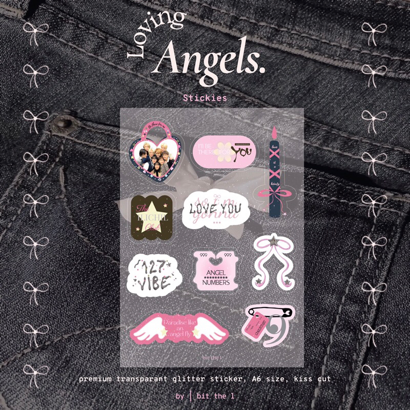 

[bitthel] Loving Angels : NCT 127 sticker sheets [READY STOCK]